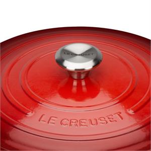 Le Creuset Signature Cerise Cast Iron Round Casserole 28cm